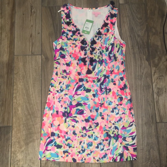 NWT Lilly Pulitzer Cabrey Shift Pina Colada Club - Picture 3 of 8